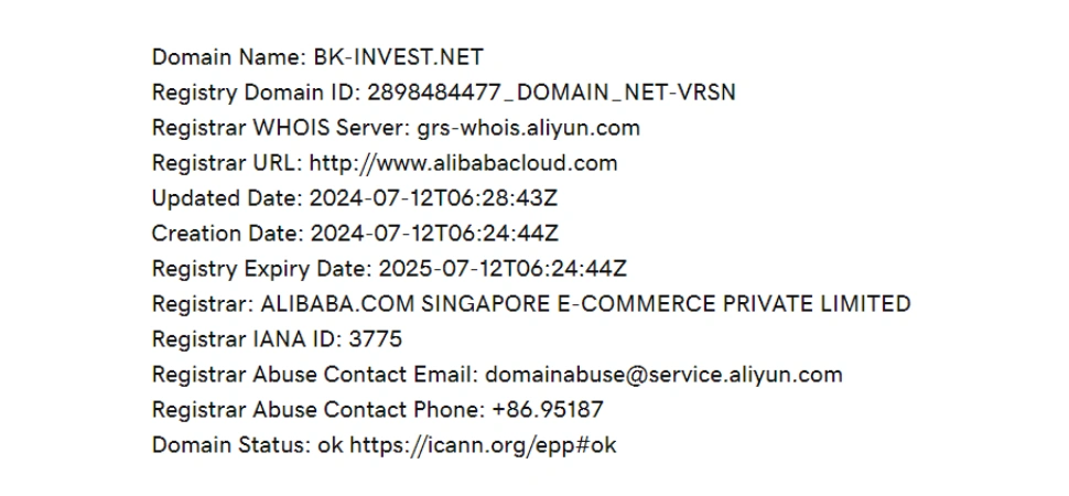 BKinvest: It is a Scam